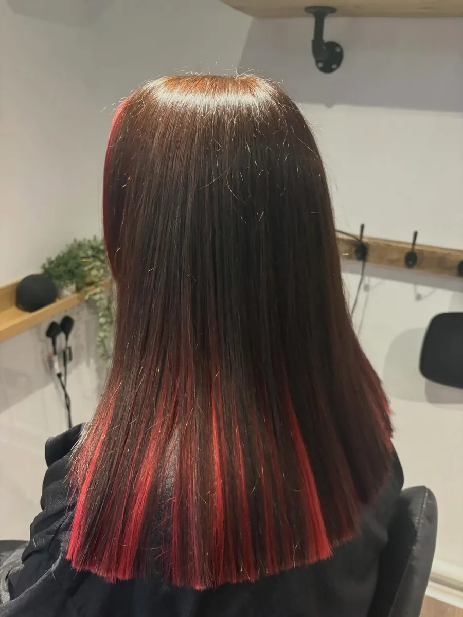 Hair finished at the AVM Hair studio in Dukinfield, March 2026