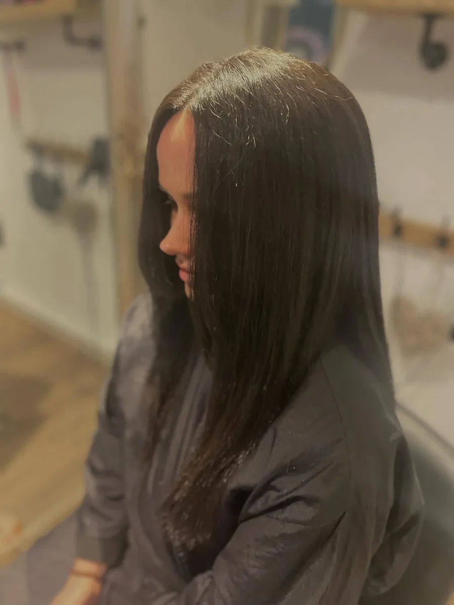Hair finished at the AVM Hair studio in Dukinfield, September 2025