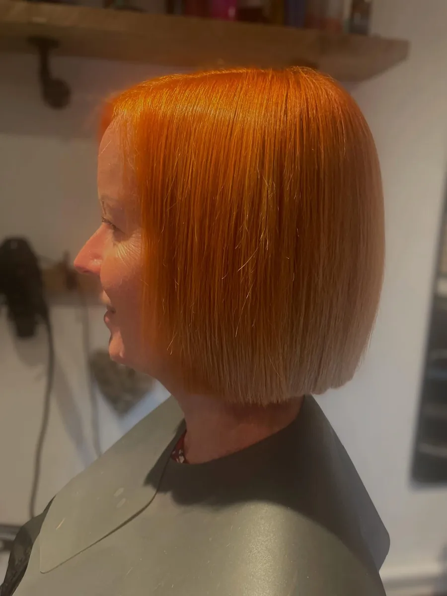 Hair finished at the AVM Hair studio in Dukinfield, July 2025