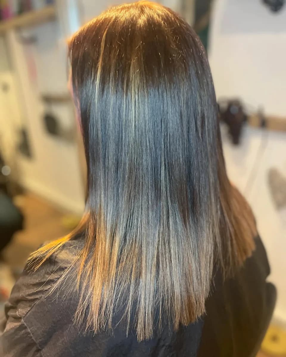 Hair finished at the AVM Hair studio in Dukinfield, November 2024