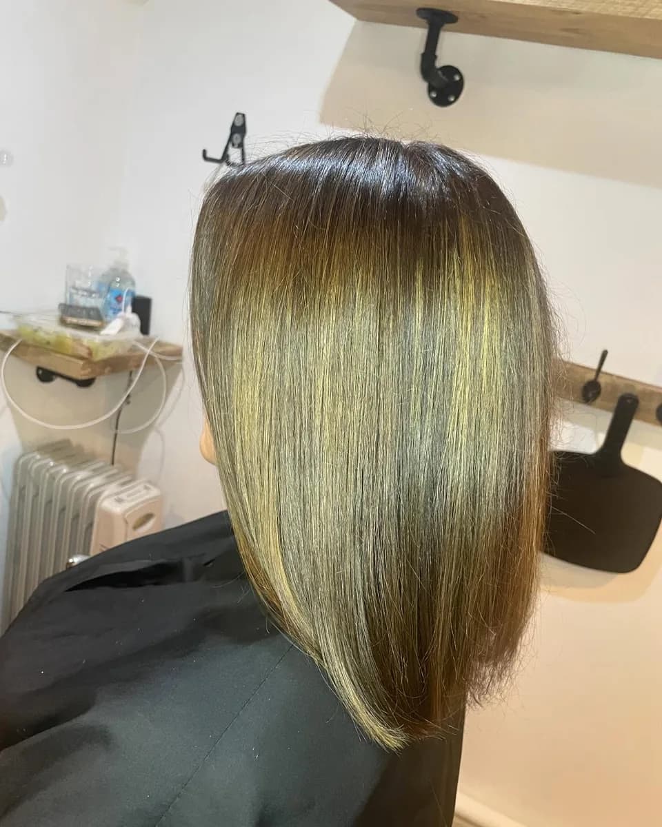 Hair finished at the AVM Hair studio in Dukinfield, October 2024