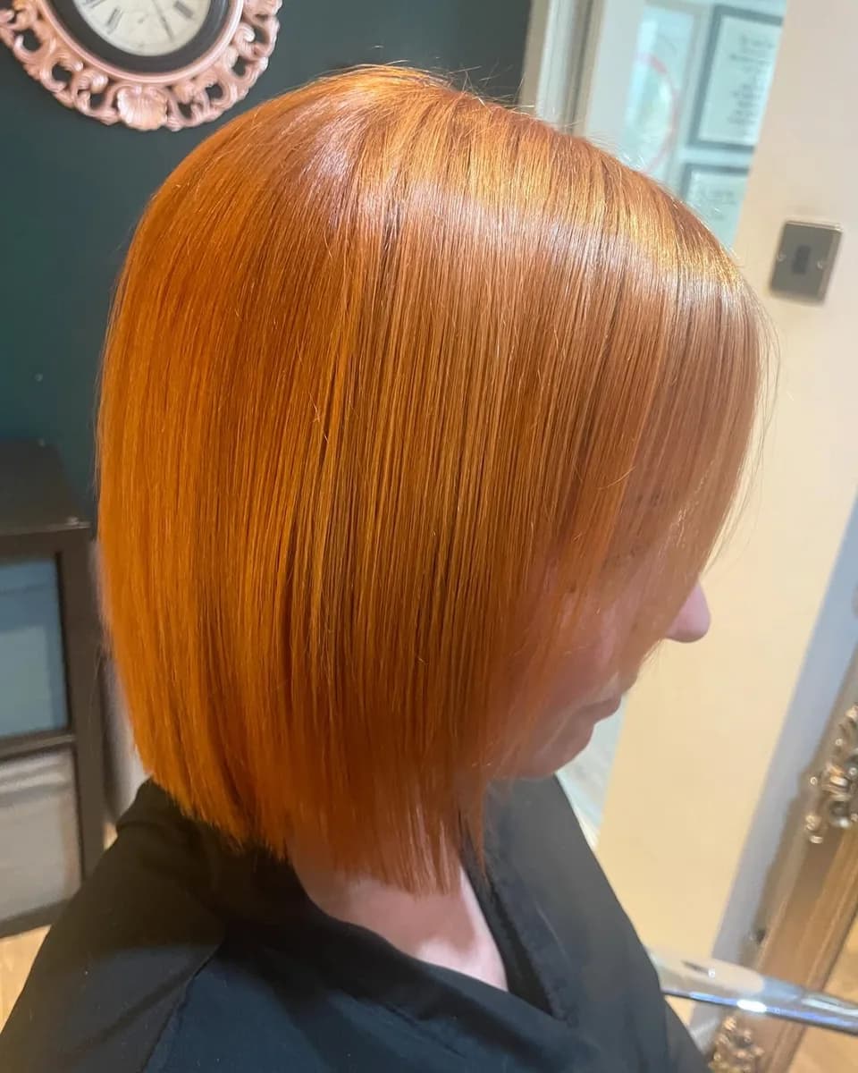 Hair finished at the AVM Hair studio in Dukinfield, October 2024