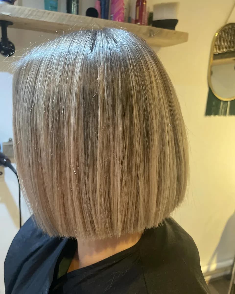 Hair finished at the AVM Hair studio in Dukinfield, September 2024