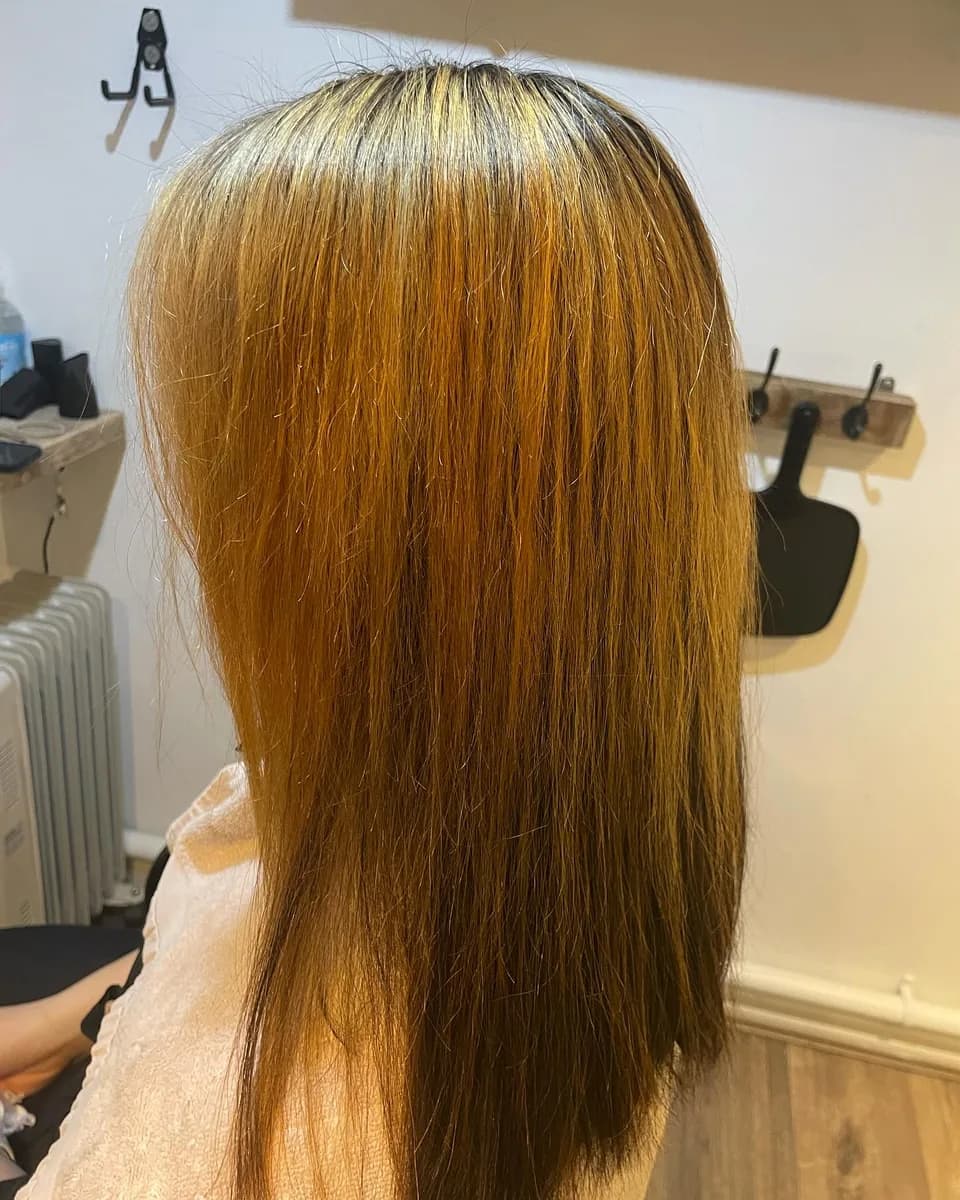 Hair finished at the AVM Hair studio in Dukinfield, April 2024