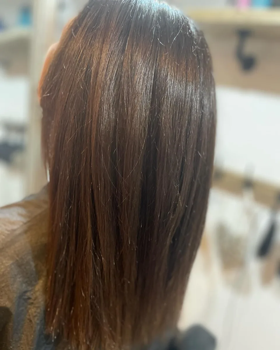 Hair finished at the AVM Hair studio in Dukinfield, February 2024