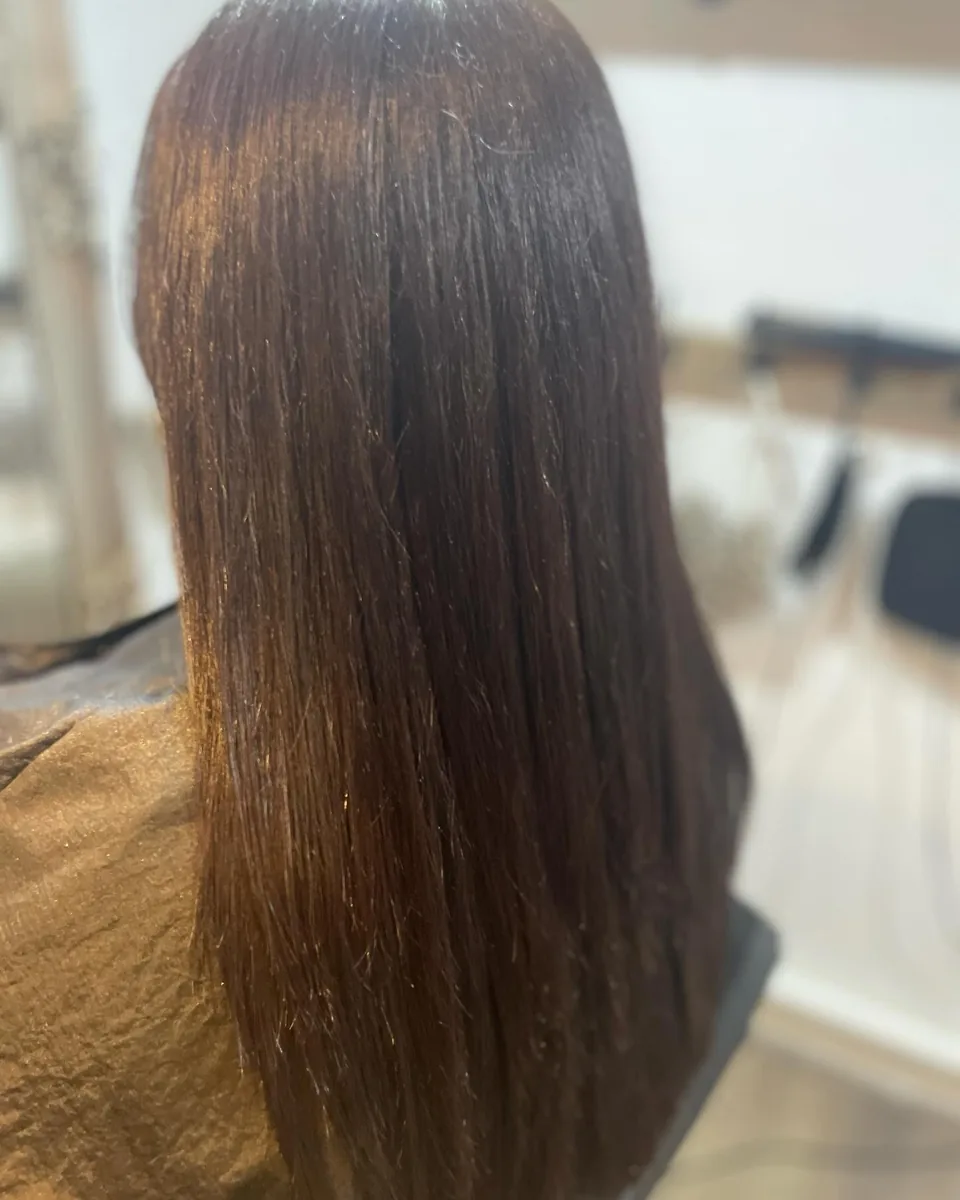 Hair finished at the AVM Hair studio in Dukinfield, January 2024