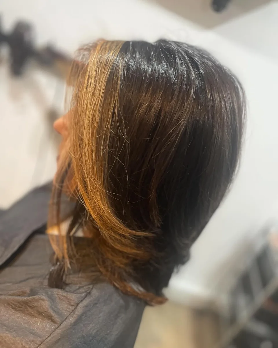 Hair finished at the AVM Hair studio in Dukinfield, January 2024